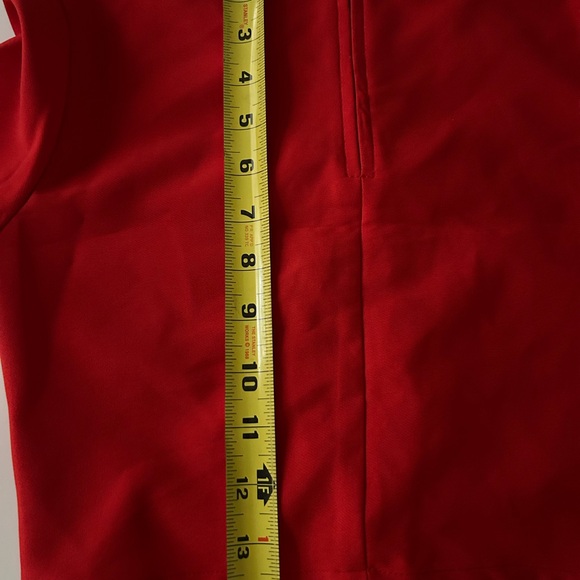 H&M Red Ruched Crop Top - Picture 9 of 9